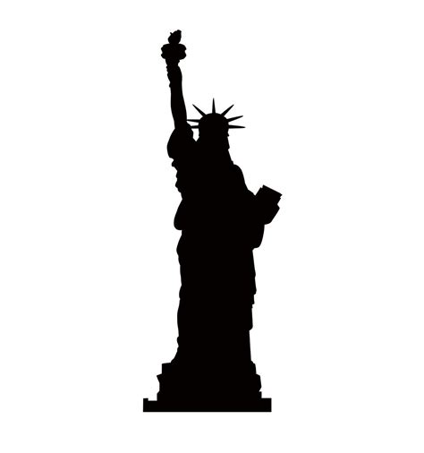 SU-2321 Statue of Liberty Silhouette Cardboard Cutout Standup - SWIT Sports