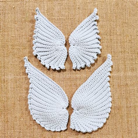 knitted angel wings pattern - livemore-loveless