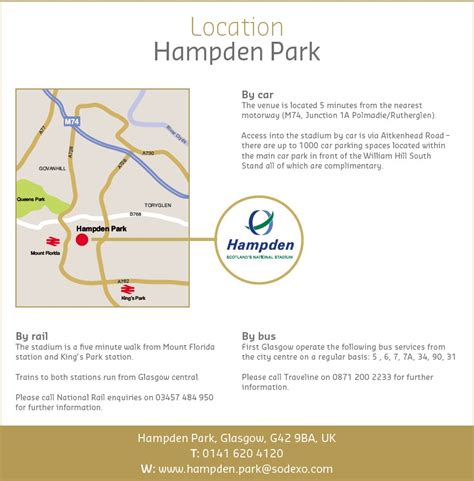 Glasgow Hampden Park Map | The Job Show