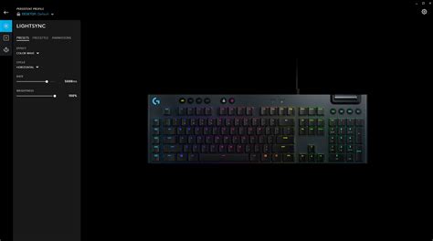 Logitech G815 LIGHTSYNC RGB Mechanical Gaming Keyboard CA