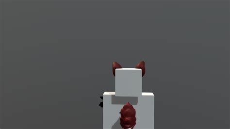 3d model of minecraft wolf ears and tail - salesplm