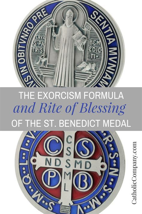 The Exorcism Formula & Blessing Ritual of the St. Benedict Medal - The Catholic Company®