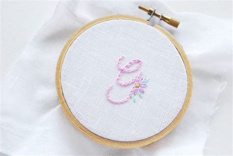 baby nursery SPACE INITIAL Embroidery Kit baby name gifts beginner's embroidery monogram ...