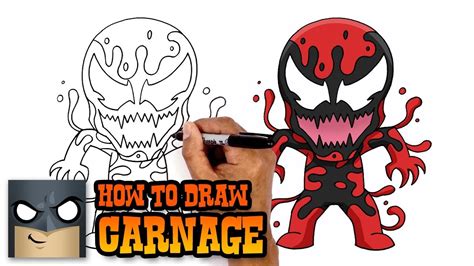 Carnage Easy Drawing - Venom Vs Carnage | Kalarisjet