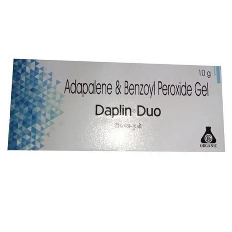 Organic Adapalene Benzoyl Peroxide Gel, Packaging Size: 10 G at Rs 290 ...