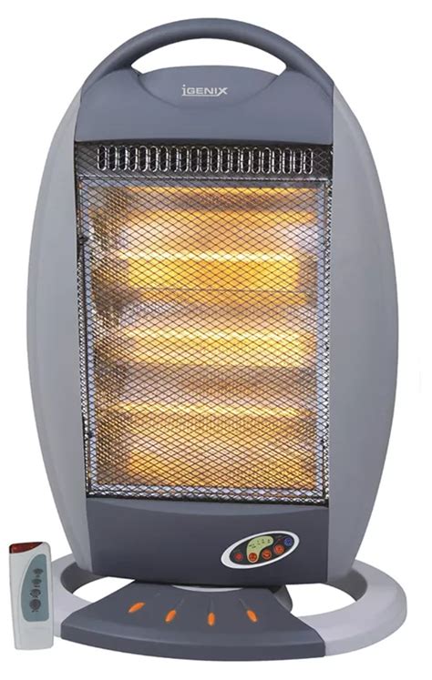 Buy Igenix IG9513 Electric Halogen Heater with Timer and Remote Control ...