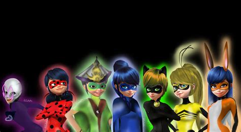 Miraculous Ladybug - All superheroes powers by Larisa-Keshias on DeviantArt