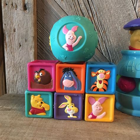 Winnie the Pooh Toys Disney Toddler Toy Pick 1 Blocks Press | Etsy