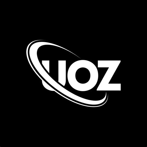 UOZ logo. UOZ letter. UOZ letter logo design. Initials UOZ logo linked ...