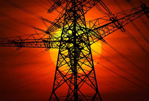 Electricity Energy Co2 Sunset Free Stock Photo - Public Domain Pictures