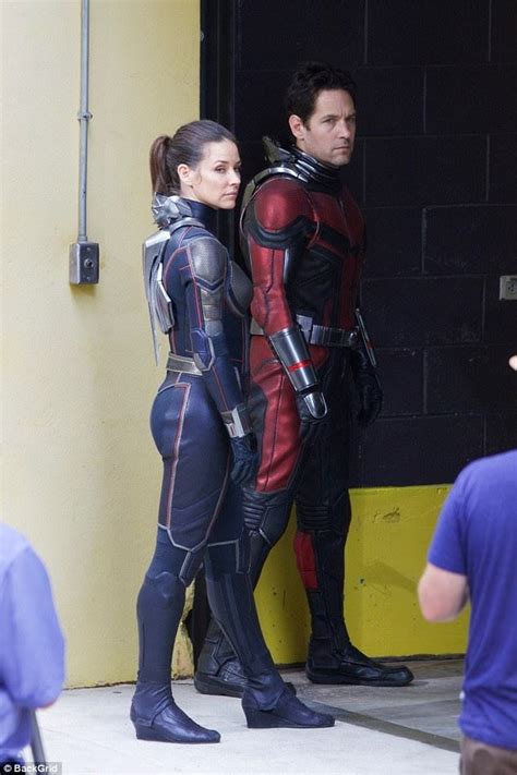 Evangeline Lilly films Ant-Man sequel with co-star Paul Rudd | Marvel ...