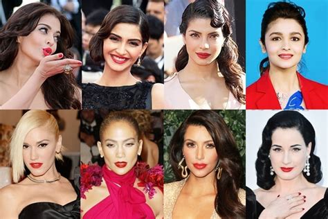 A Run Down On Celebrities With Red Lipstick