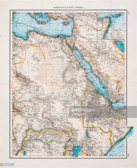 Map Of North East Africa 1896 High-Res Vector Graphic - Getty Images