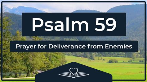 Psalm 59 (NRSV) - Prayer for Deliverance from Enemies (Audio Bible) - YouTube