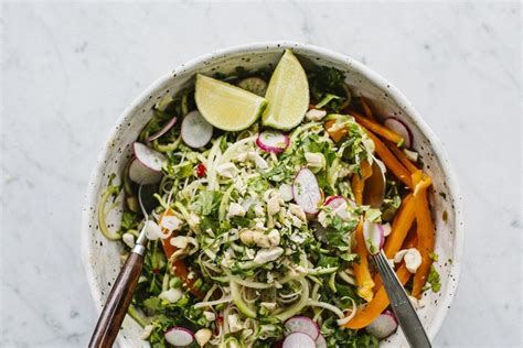 Miso-Orange Courgetti Salad {Vegan, GF} - Izy Hossack - Top With ...