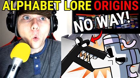 ALPHABET LORE ORIGINS... (Cartoon Animation) @GameToonsOfficial REACTION! - YouTube