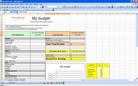 personal budget spreadsheet in excel — db-excel.com