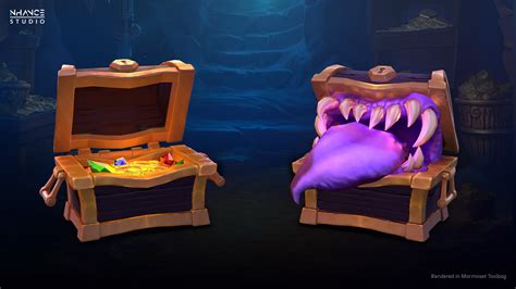 Stylized Fantasy Mimic Treasure Chest in Characters - UE Marketplace