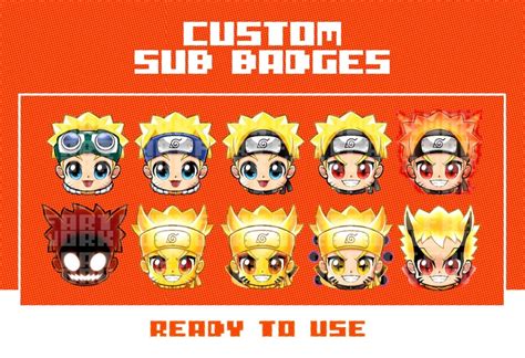 Ninja Chibi Anime Sub Badges for Twitch and Kick - Etsy