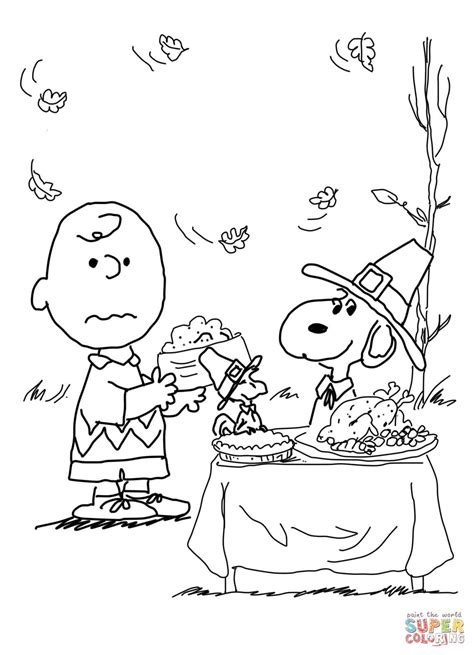 Thanksgiving Coloring Pages Peanuts - Coloring Home