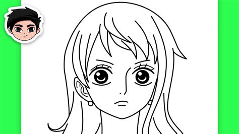 How To Draw Nami From One Piece Nami Drawing Step By Step Tutorial ...