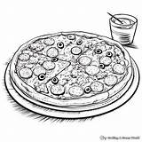 Pizza Coloring Pages  Free & Printable sketch template