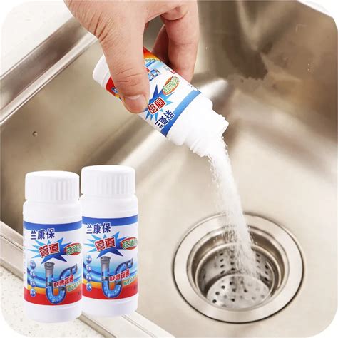 Powerful Sink Drain Cleaning Powder kitchen Toilet Bathroom Sewer ...