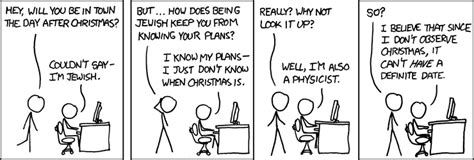 xkcd: Christmas Plans