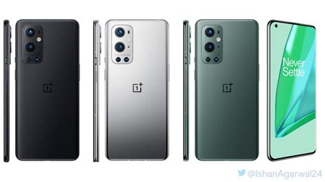 OnePlus 9 and OnePlus 9 Pro high-resolution images leaked again, all colours revealed