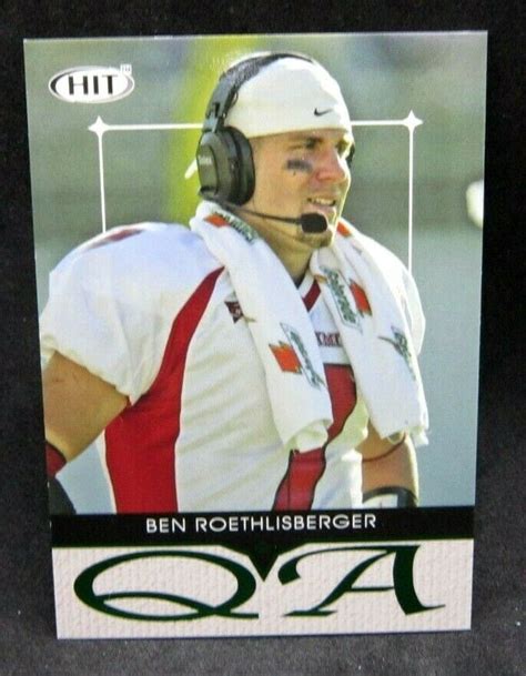 ben roethlisberger rookie card upper deck - Honorable Ejournal ...