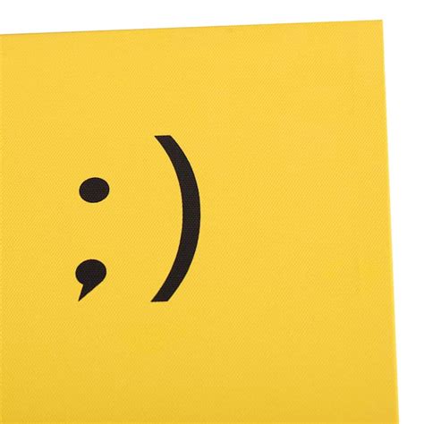 Computer Emoji Canvas Wall Art, 12"