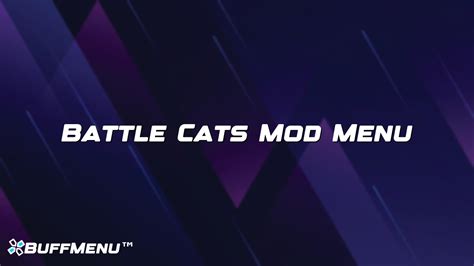 Battle Cats Mod Menu - Buff Menu™