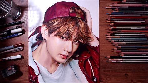 Realistic Color Pencil Drawing By Bts - pencildrawing2019