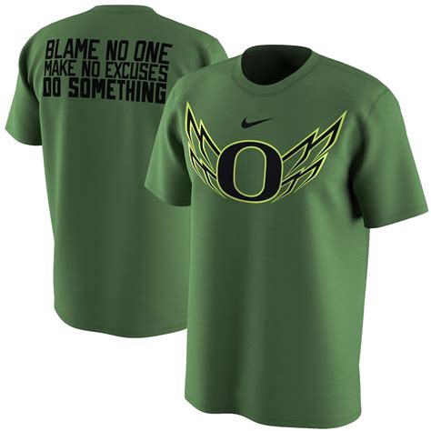 Nike Oregon Ducks Apple Green 2017 Football Spring Game Legend T-Shirt