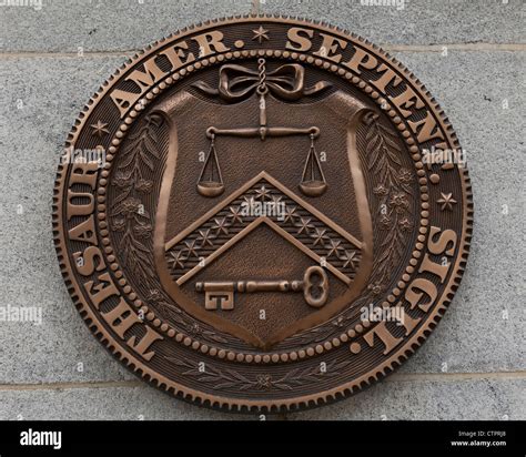 US Treasury seal Stock Photo - Alamy