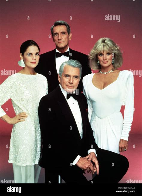 DYNASTY, Ali MacGraw, Rock Hudson, John Forsythe, Linda Evans, 1981-1989 Stock Photo - Alamy