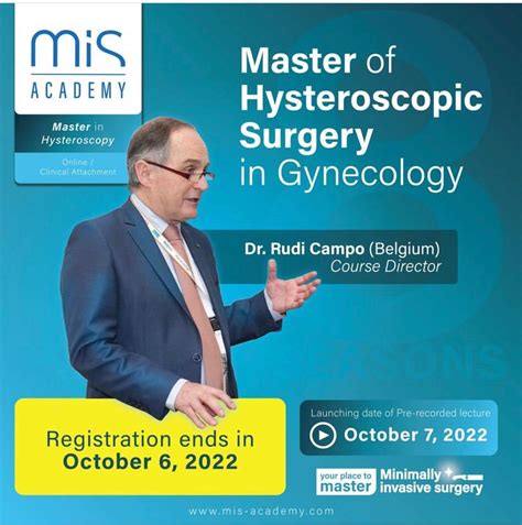 Master of Hysteroscopic Surgery in Gynecology - EBCOG