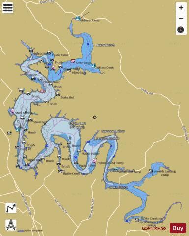 Green River Lake Fishing Map | Nautical Charts App