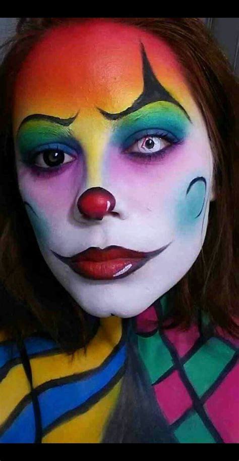 Rainbow Clown | Summer P.'s Photo | Beautylish | Clown makeup, Creepy clown makeup, Halloween ...