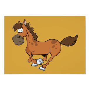 Cartoon Horse Invitations & Announcements | Zazzle