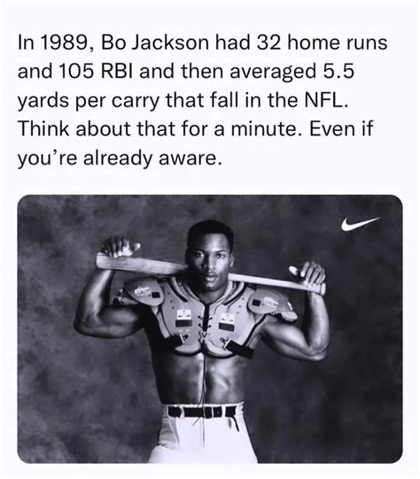 Bo Jackson stats 1989. Bo knows. : r/GenX