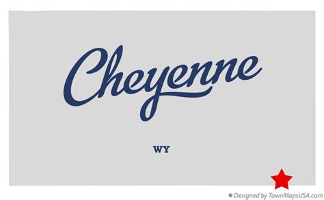 Map of Cheyenne, WY, Wyoming