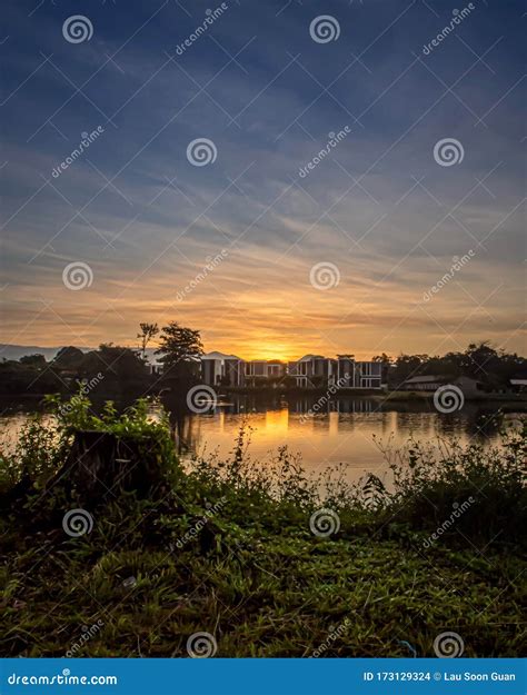 Beautiful Morning Sunrise at Pasir Putih Ipoh Stock Photo - Image of ...