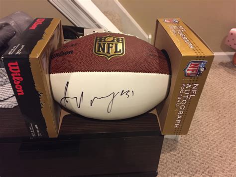 GIVEAWAY - Jerod Mayo autographed football : Patriots