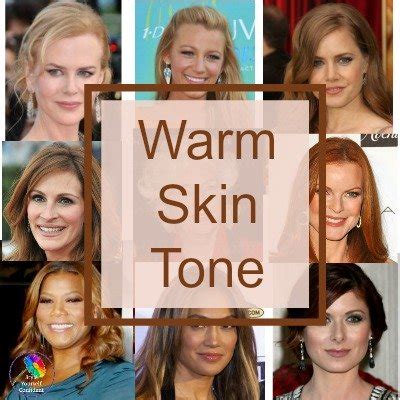 Warm skin tone