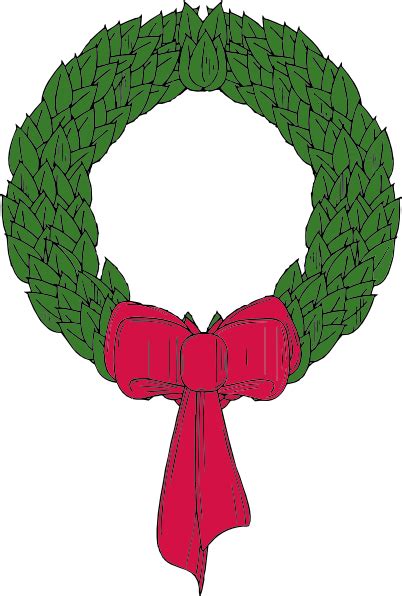 Christmas Wreath clip art (128723) Free SVG Download / 4 Vector