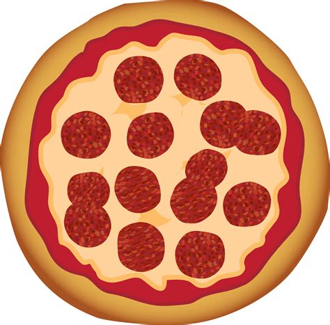 Clipart - Pepperoni Pizza