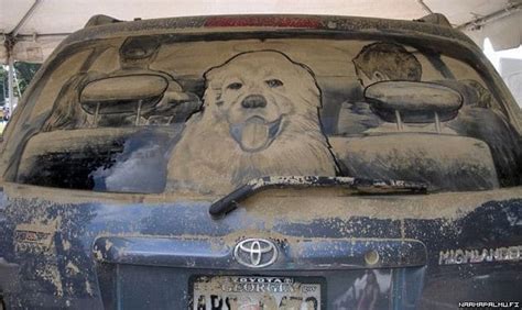 Dirty Car Window Art - Home-Made Masterpieces - Heart of Cars