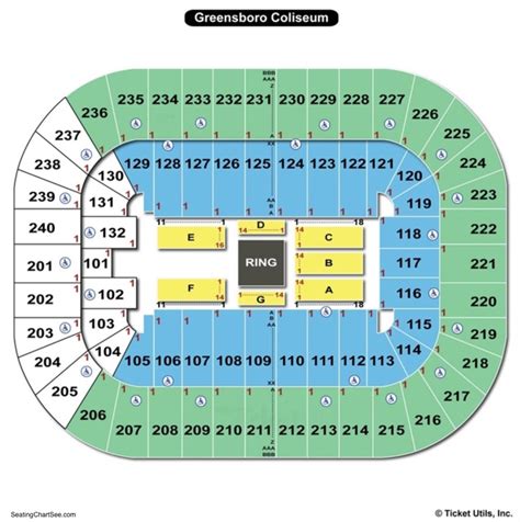 Greensboro Coliseum Seating Chart | Seating Charts & Tickets