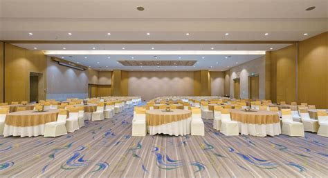 Meeting and conference spaces at Novotel Visakhapatnam Varun Beach.